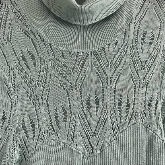 Free People Intimately pretty in pointelle green bodysuit 20421 - Picture 6 of 11